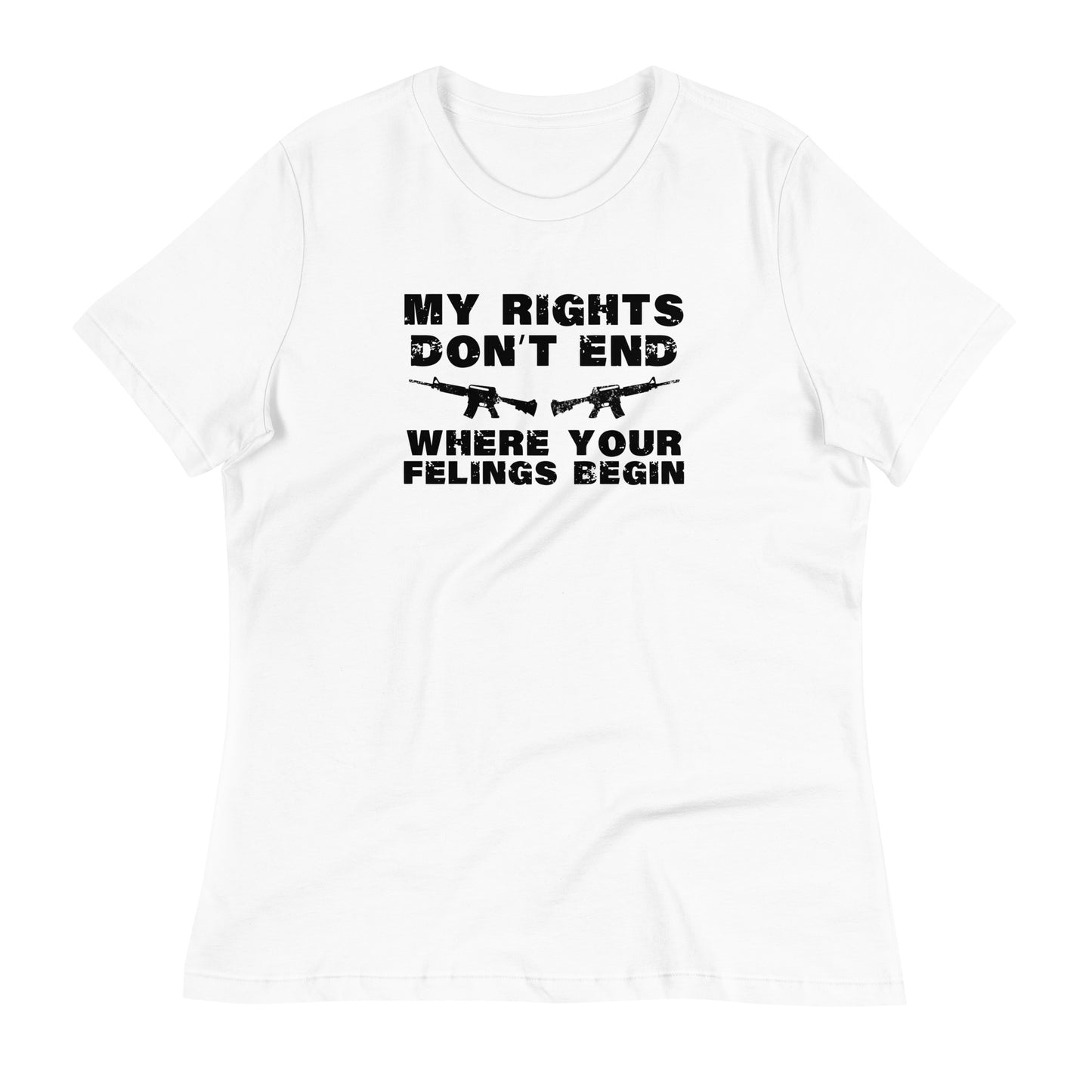 My Rights Don't End Women's Relaxed T-Shirt