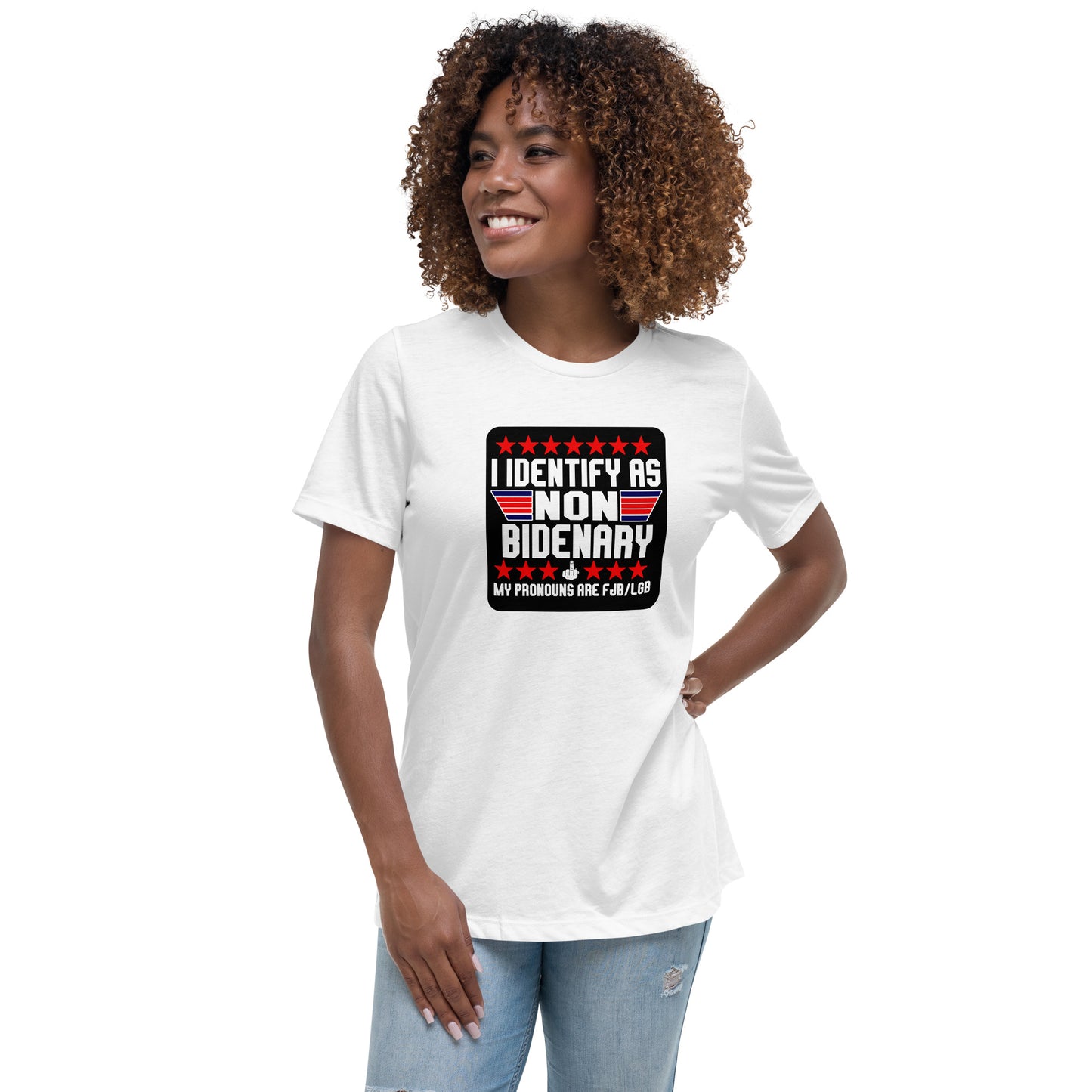 NON BIDENARY Women's Relaxed T-Shirt